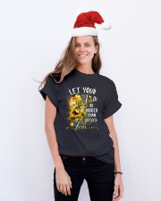 God - Let Your Faith - T-Shirt Classic T-Shirt lifestyle-holiday-crewneck-front-1