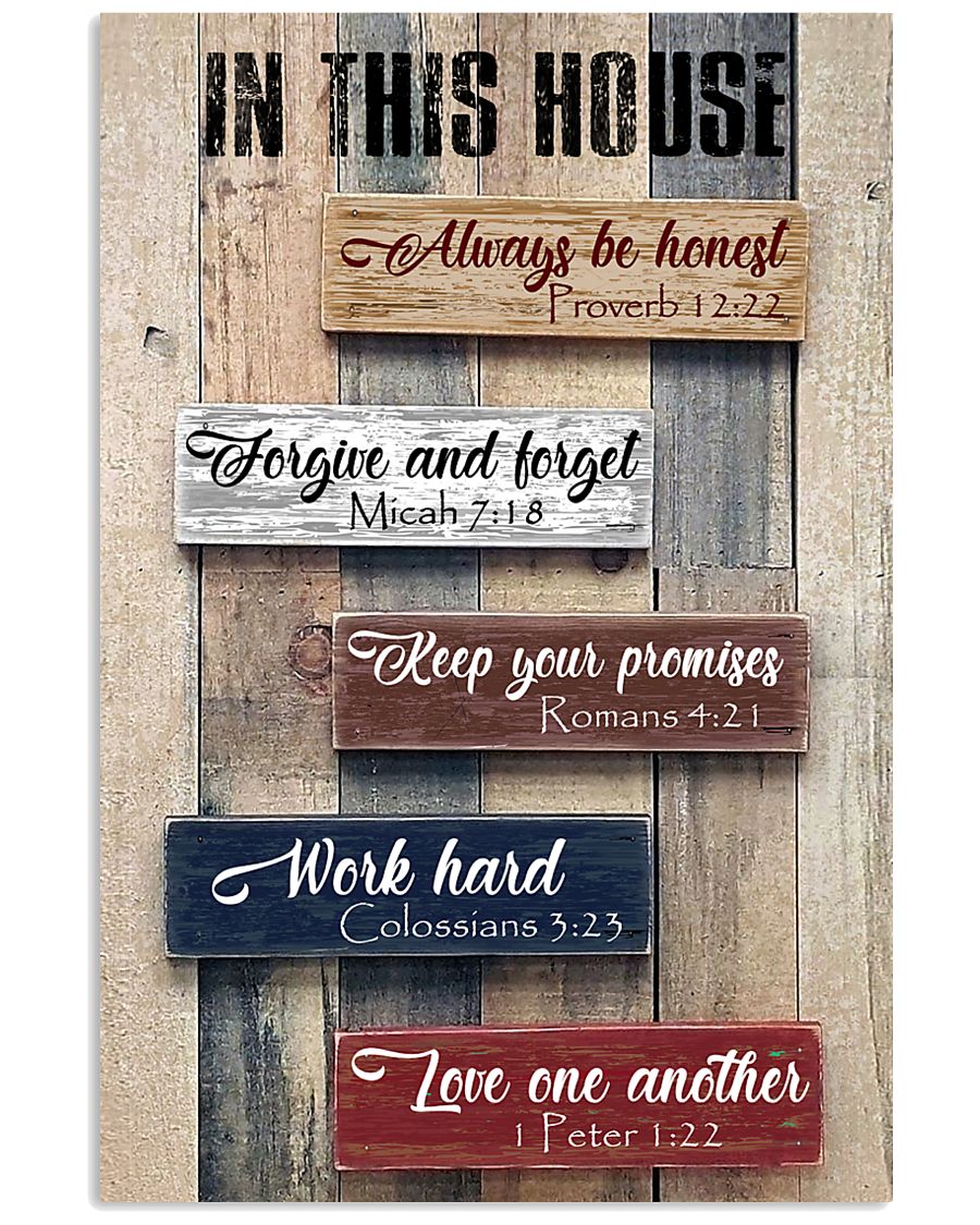 IN THIS HOUSE 16x24 Poster