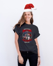 God - Knight - Brothers In Christ - T-Shirt Classic T-Shirt lifestyle-holiday-crewneck-front-1