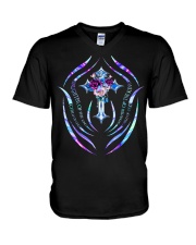 God - Daughter Of The King - T-shirt V-Neck T-Shirt tile