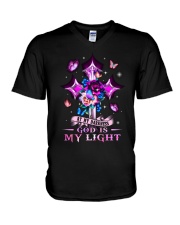 God - At My Darkness - T-Shirt V-Neck T-Shirt tile