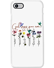 God - God Says You Are - Sticker Phone Case tile