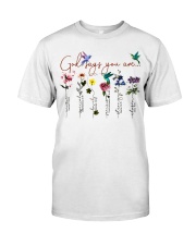 God - God Says You Are - Sticker Classic T-Shirt tile