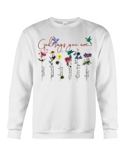 God - God Says You Are - Sticker Crewneck Sweatshirt tile