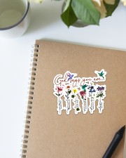 God - God Says You Are - Sticker Sticker - Single (Horizontal) aos-sticker-single-horizontal-lifestyle-front-14