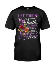 God - Let Your Faith - T-Shirt Premium Fit Mens Tee tile