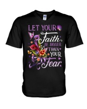 God - Let Your Faith - T-Shirt V-Neck T-Shirt tile