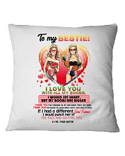TO MY BESTIE Square Pillowcase thumbnail