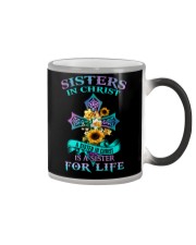 God - Sister In Christ - T-Shirt Color Changing Mug tile