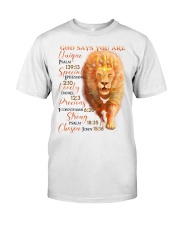 T-SHIRT - GOD - LION Premium Fit Mens Tee tile