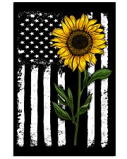 American Flag Sunflower 16x24 Poster front
