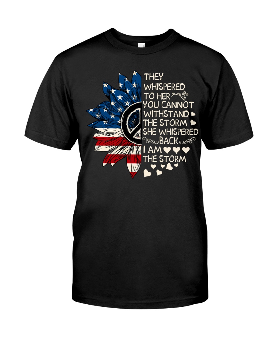 I Am The Storm Sunflower Classic T-Shirt