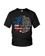 I Am The Storm Sunflower Youth T-Shirt thumbnail