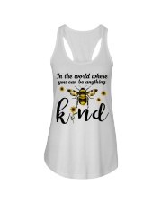 In The World Where You Can Be Anything Be Kind Ladies Flowy Tank thumbnail