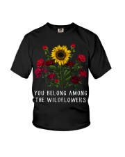 You Belong Among The Wildflowers Youth T-Shirt thumbnail