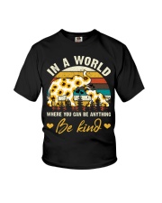 In A World Where You Can Be Anything Be Kind Youth T-Shirt thumbnail