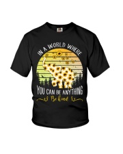 In A World Where You Can Be Anything Be Kind Youth T-Shirt thumbnail
