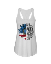 She Is Life Itself American Flag Sunflower Ladies Flowy Tank thumbnail