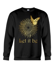 Let It Be Sunflower Butterfly Crewneck Sweatshirt thumbnail