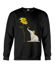 You Are My Sunshine Sunflower Elephant Crewneck Sweatshirt thumbnail