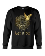 Let It Be Sunflower Butterfly Crewneck Sweatshirt thumbnail