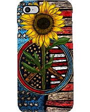 American Flag Sunflower Peace Phone Case i-phone-7-case
