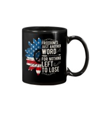 American Flag Sunflower Freedom Mug thumbnail