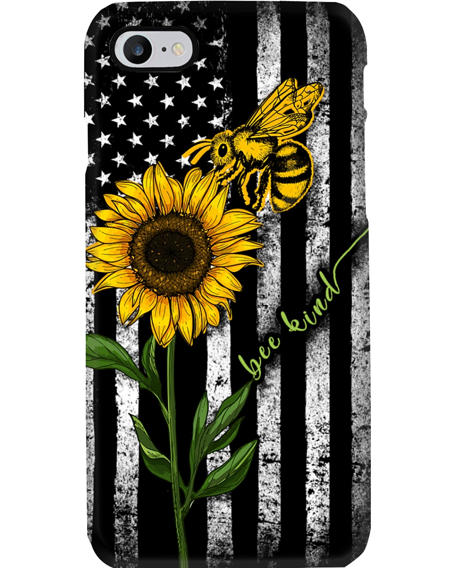 Sunflower Bee Kind Phone Case