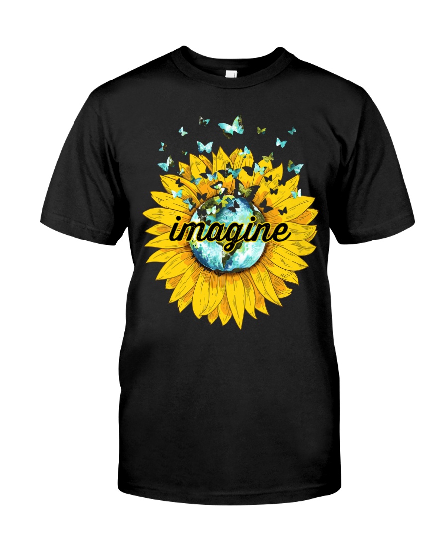 Imagine Sunflower Classic T-Shirt