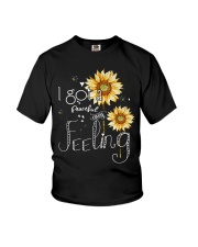 I Got A Peaceful Easy Feeling Sunflowers Youth T-Shirt thumbnail
