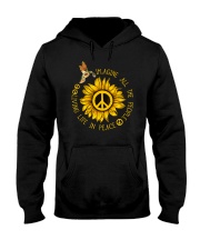 Imagine All The People Living Life In Peace Hooded Sweatshirt thumbnail