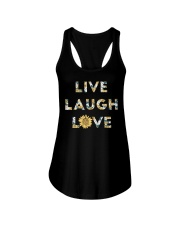 Live Laugh Love Ladies Flowy Tank thumbnail