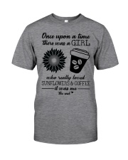 Sunflowers And Coffee Classic T-Shirt front
