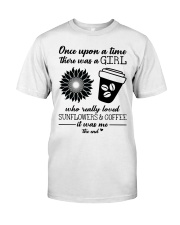 Sunflowers And Coffee Classic T-Shirt tile
