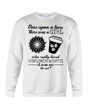 Sunflowers And Coffee Crewneck Sweatshirt thumbnail