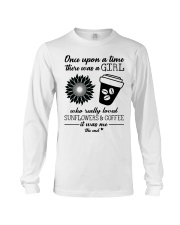 Sunflowers And Coffee Long Sleeve Tee thumbnail