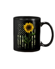 American Flag Camo Pattern Sunflower Mug thumbnail