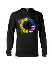 Sunflower American Flag Long Sleeve Tee thumbnail