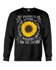 I Am The Storm Sunflower Crewneck Sweatshirt thumbnail