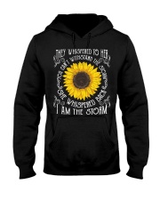I Am The Storm Sunflower Hooded Sweatshirt thumbnail