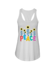 Peace Sunflower Art Ladies Flowy Tank thumbnail