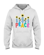 Peace Sunflower Art Hooded Sweatshirt thumbnail