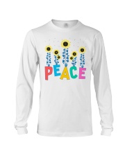 Peace Sunflower Art Long Sleeve Tee thumbnail
