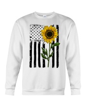 Betsy Ross American Flag Sunflower Crewneck Sweatshirt thumbnail