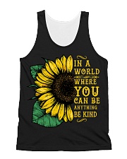 In A World Wherer You Can Be Anything Be Kind All-over Unisex Tank thumbnail