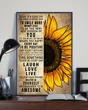 Today Is A Good Day To Have A Great Day Sunflower 16x24 Poster lifestyle-poster-2