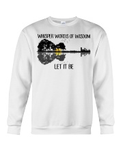 Whisper Words Of Wisdom Let It Be Guitar Lake Crewneck Sweatshirt thumbnail