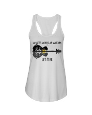 Whisper Words Of Wisdom Let It Be Guitar Lake Ladies Flowy Tank thumbnail