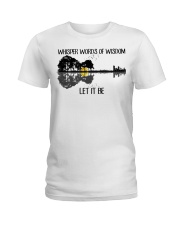 Whisper Words Of Wisdom Let It Be Guitar Lake Ladies T-Shirt thumbnail