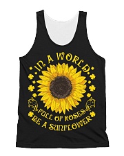 Be A Sunflower All-over Unisex Tank thumbnail